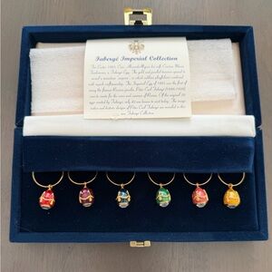 Faberge Imperial Collection – wine charms NWT
